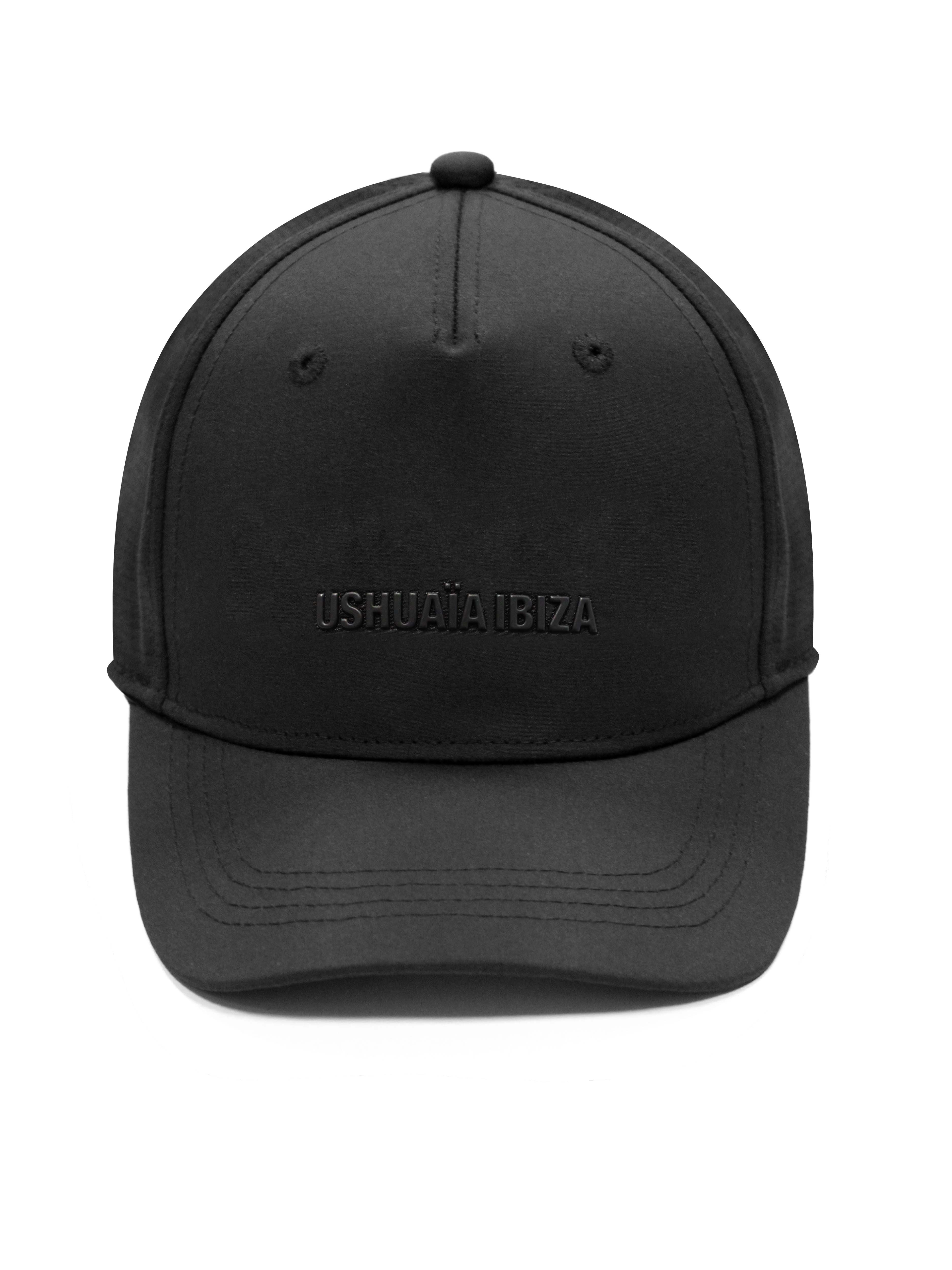 CAP RUBBERLOGO BLACK