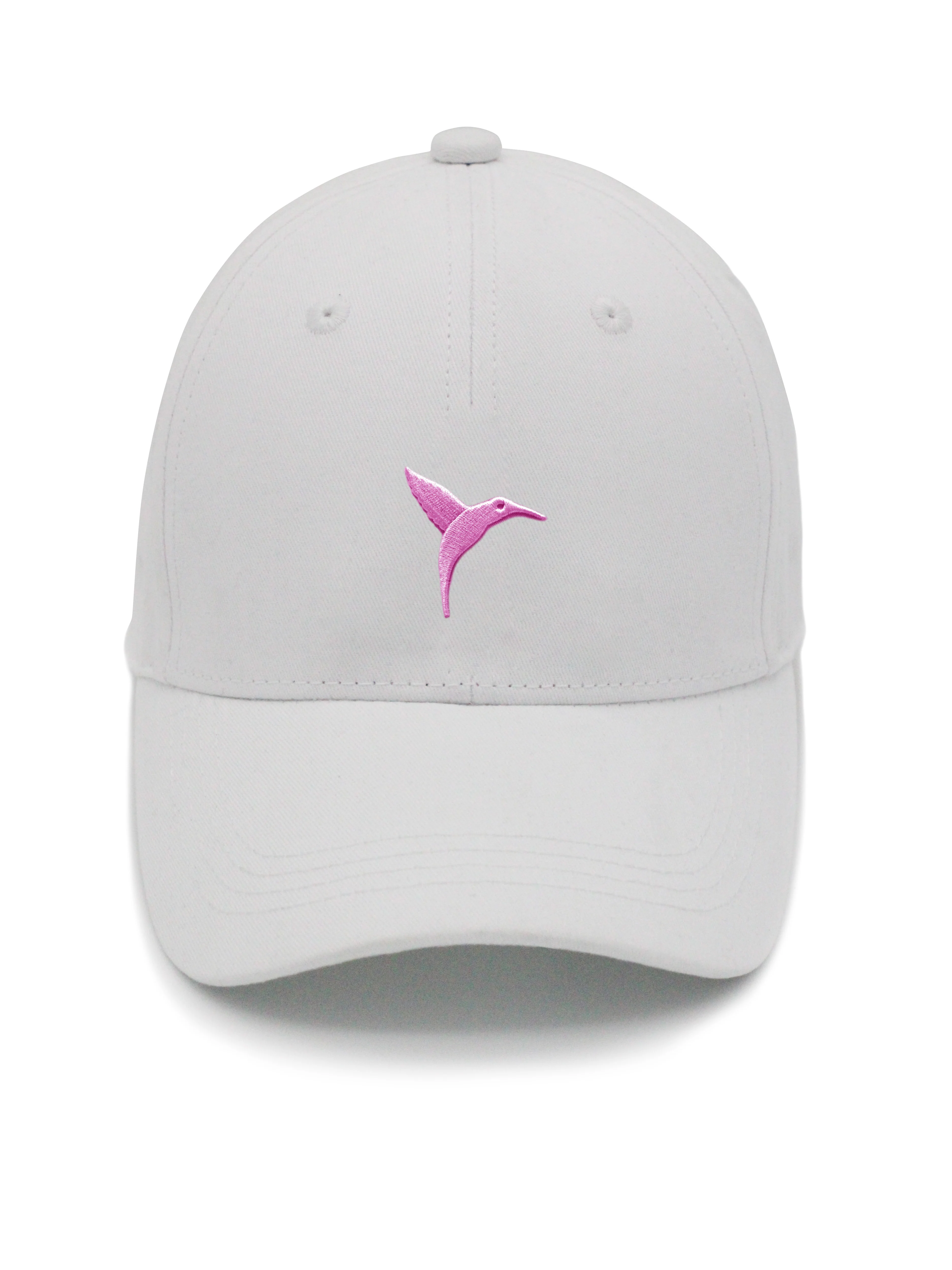 GORRA BLANCA/ROSA