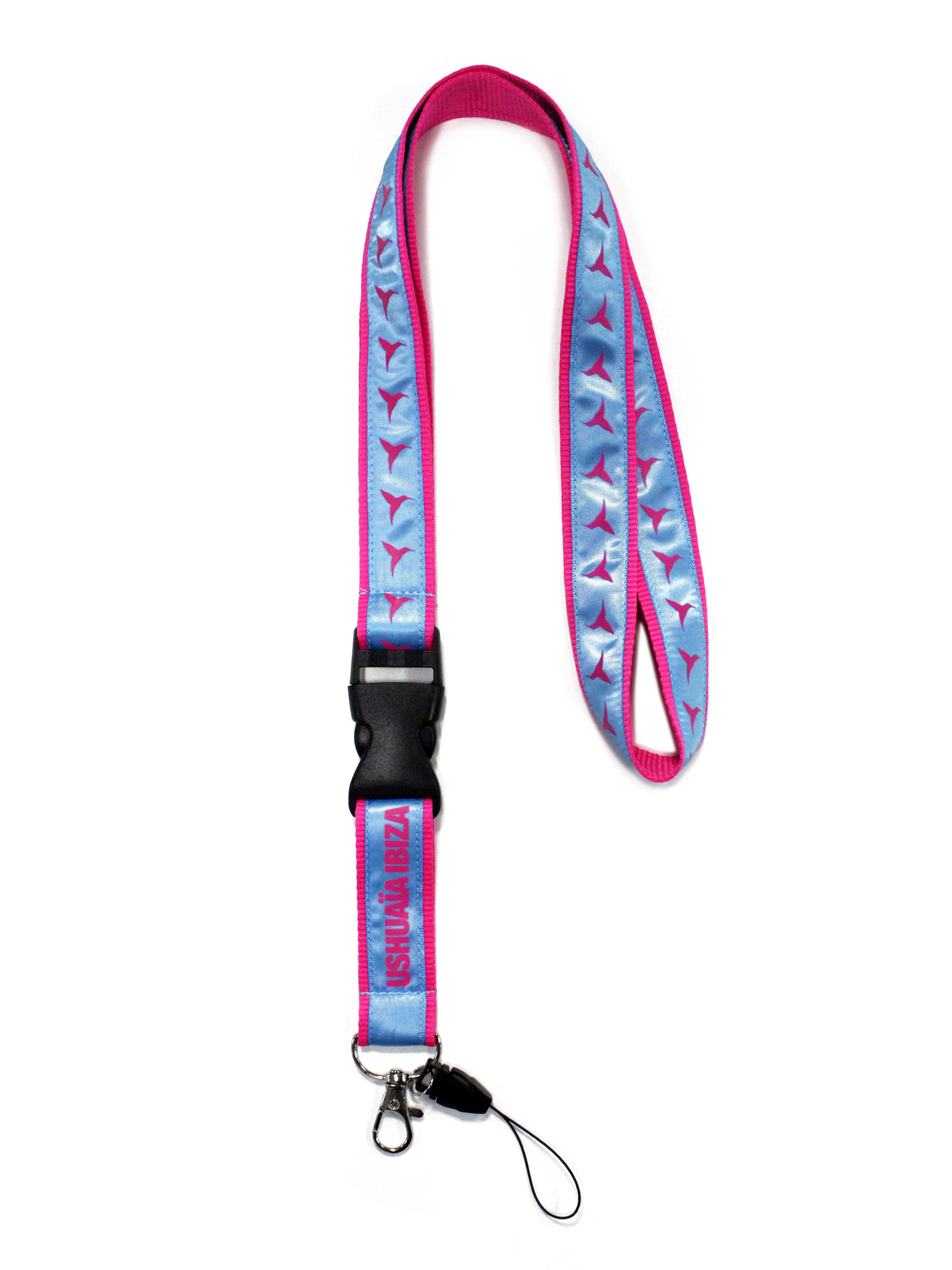 LANDYARD AZUL Y ROSA