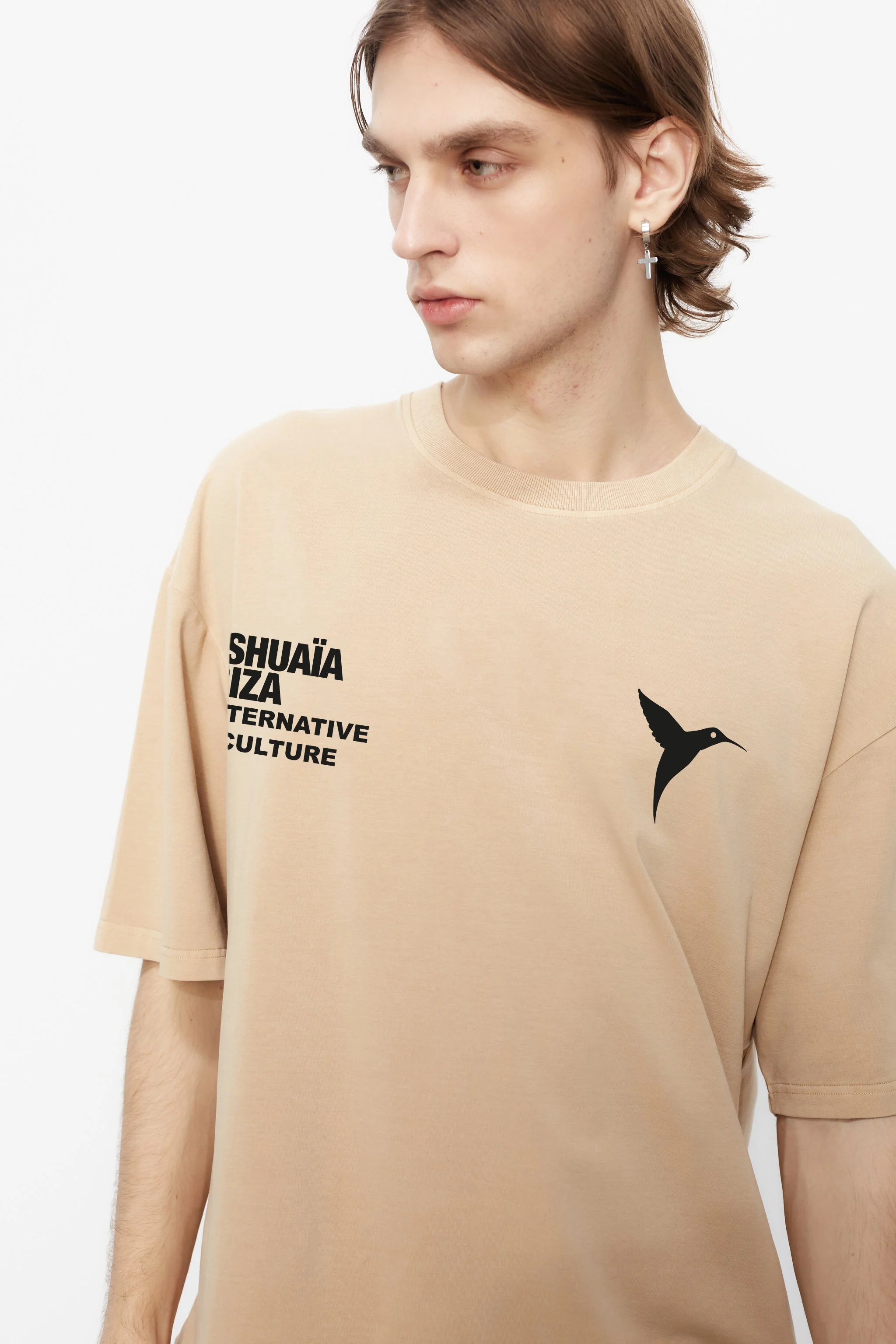 BASIC T-SHIRT SAND - Image 3