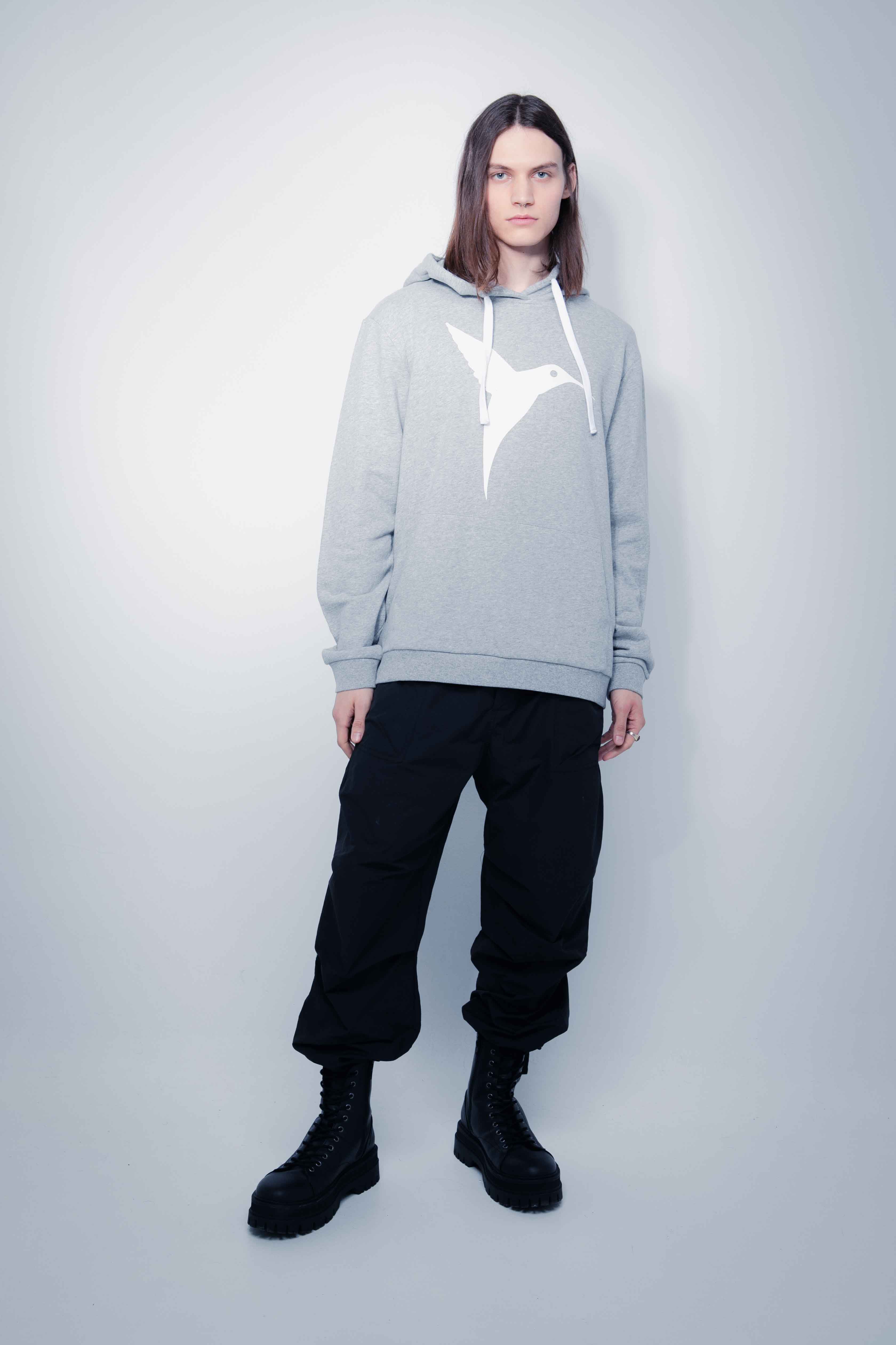 Ushuaïa Logo Hoodie – SS24 – Grey