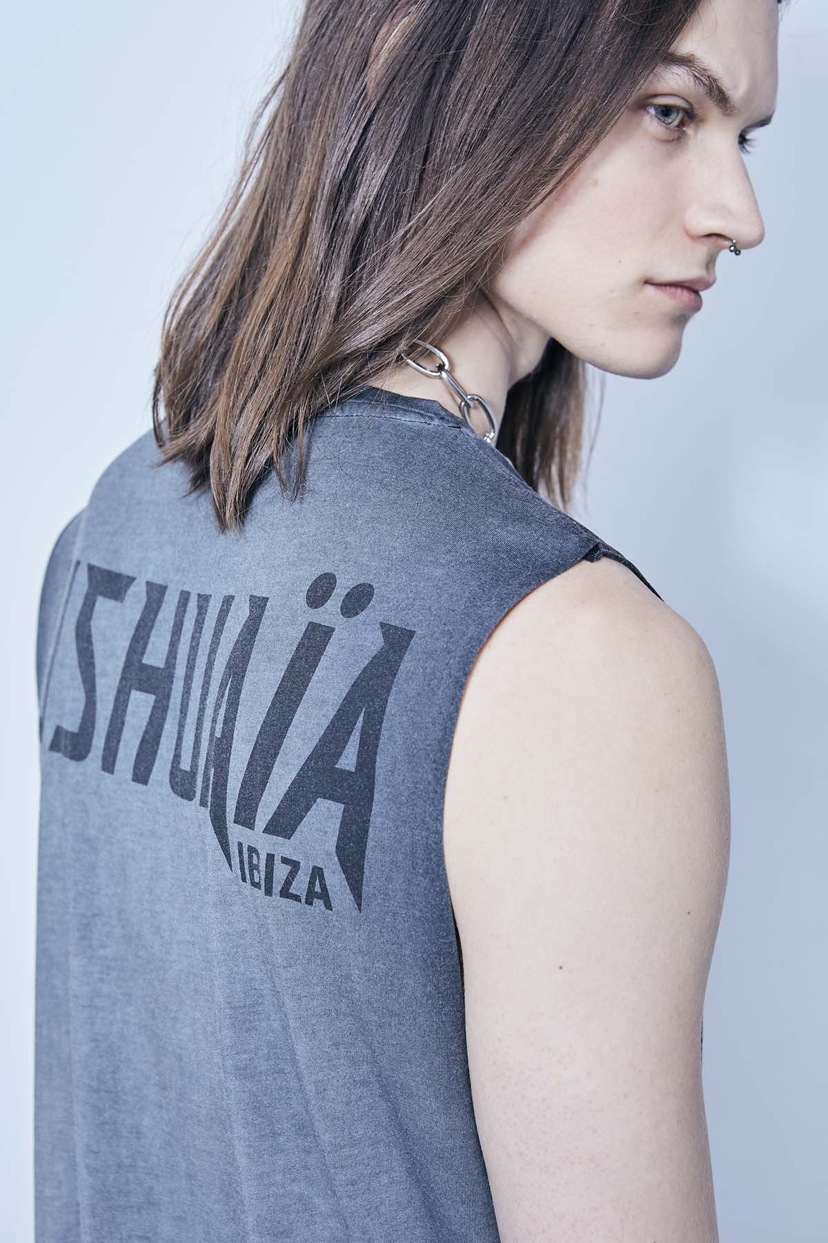 Ushuaïa Logo Tank – SS24 – Grey - Image 2