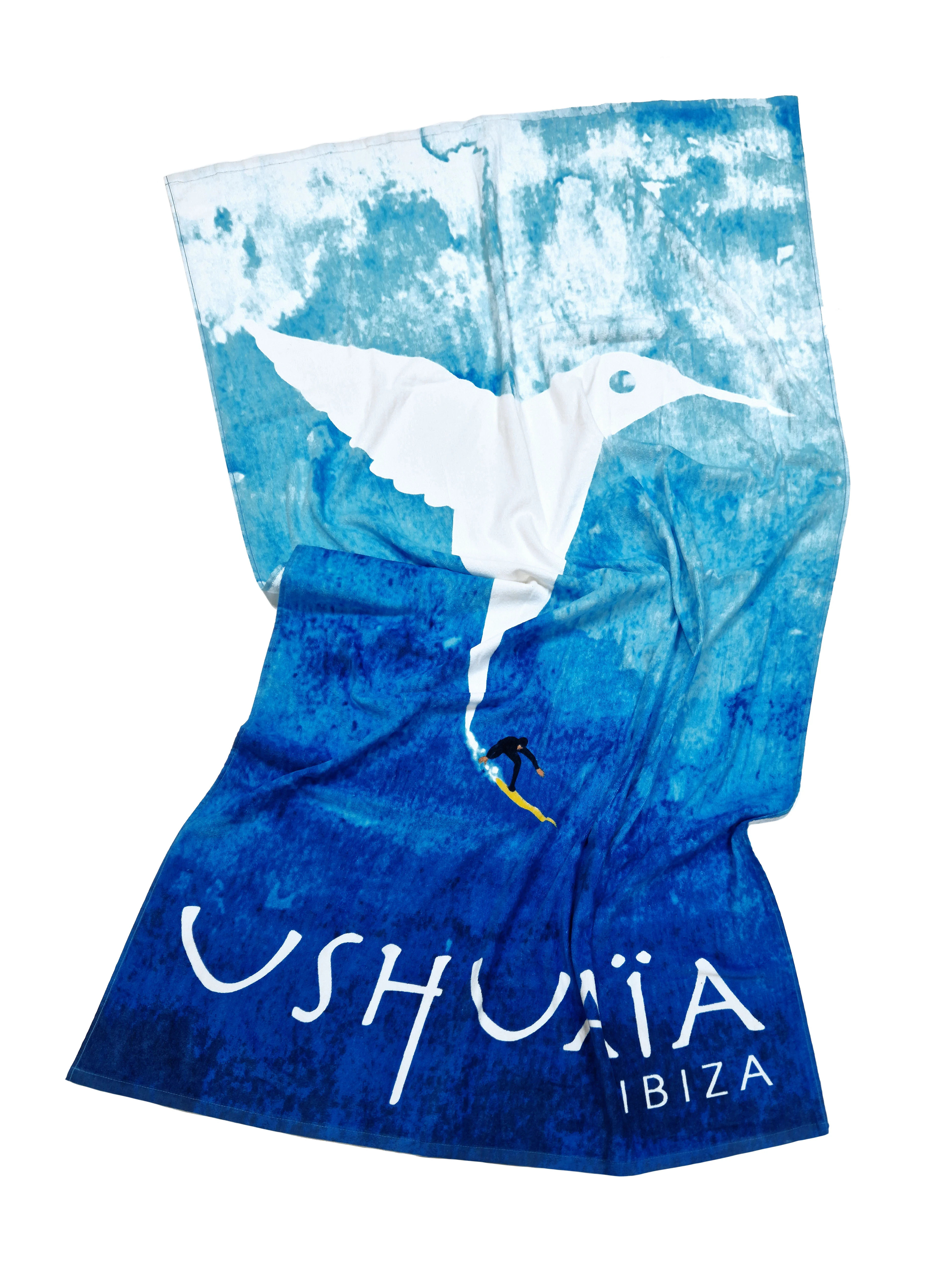 BEACH TOWEL LOGO BLUE - Image 2