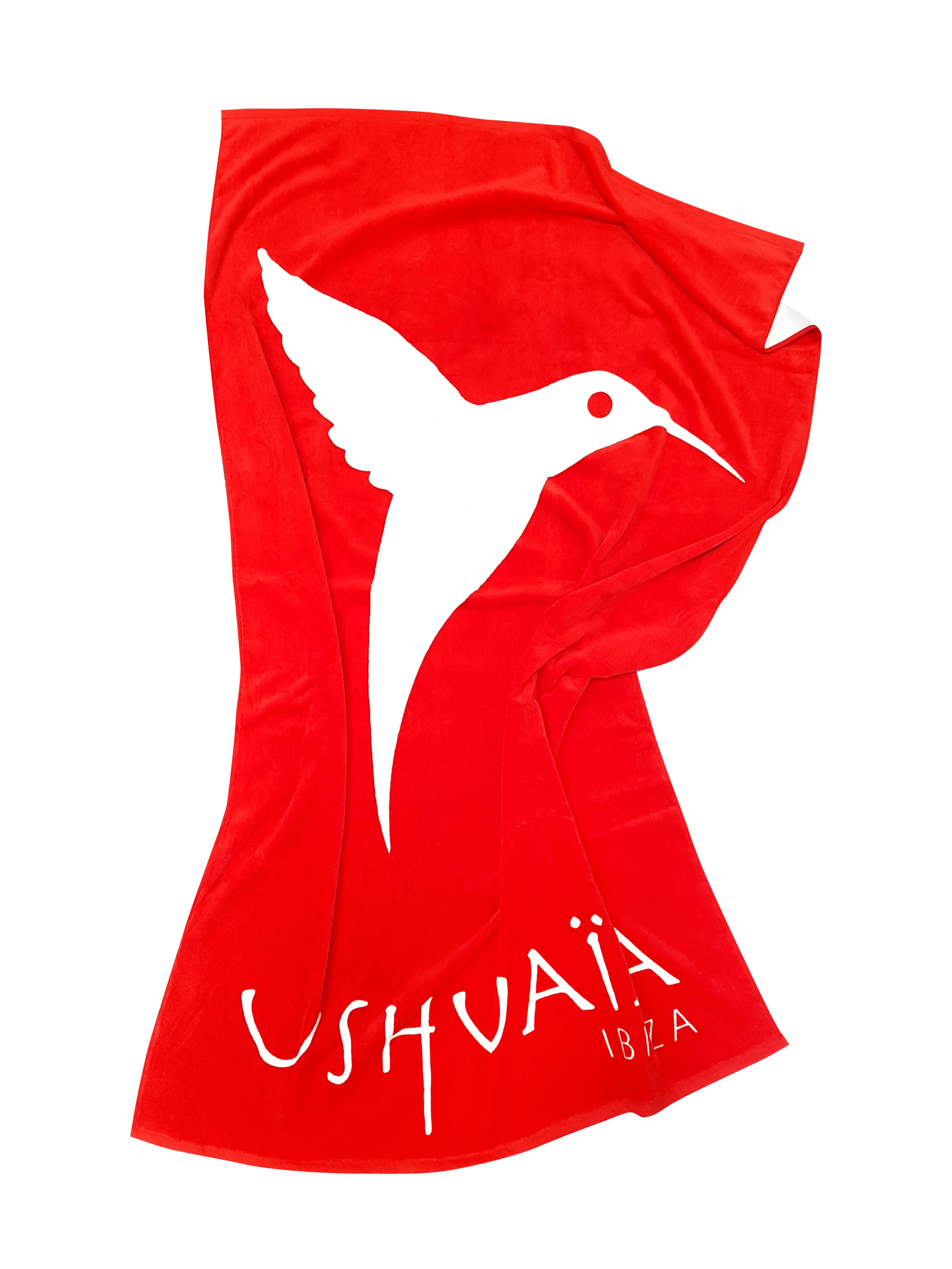BEACH TOWEL LOGO RED