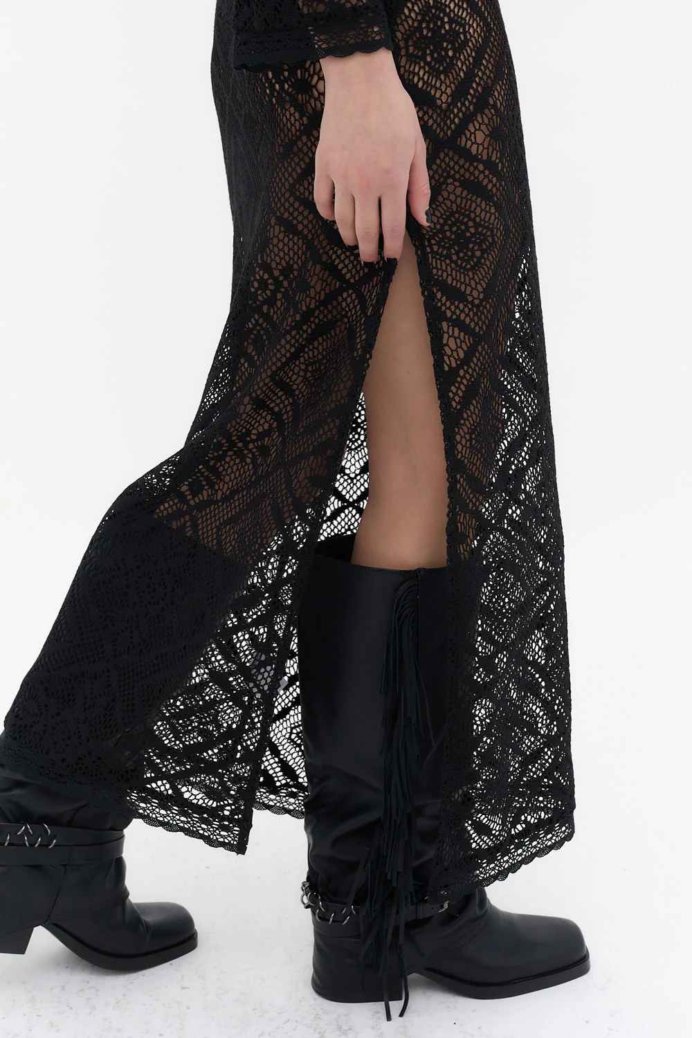 FLAVIA DRESS BLACK - Image 4