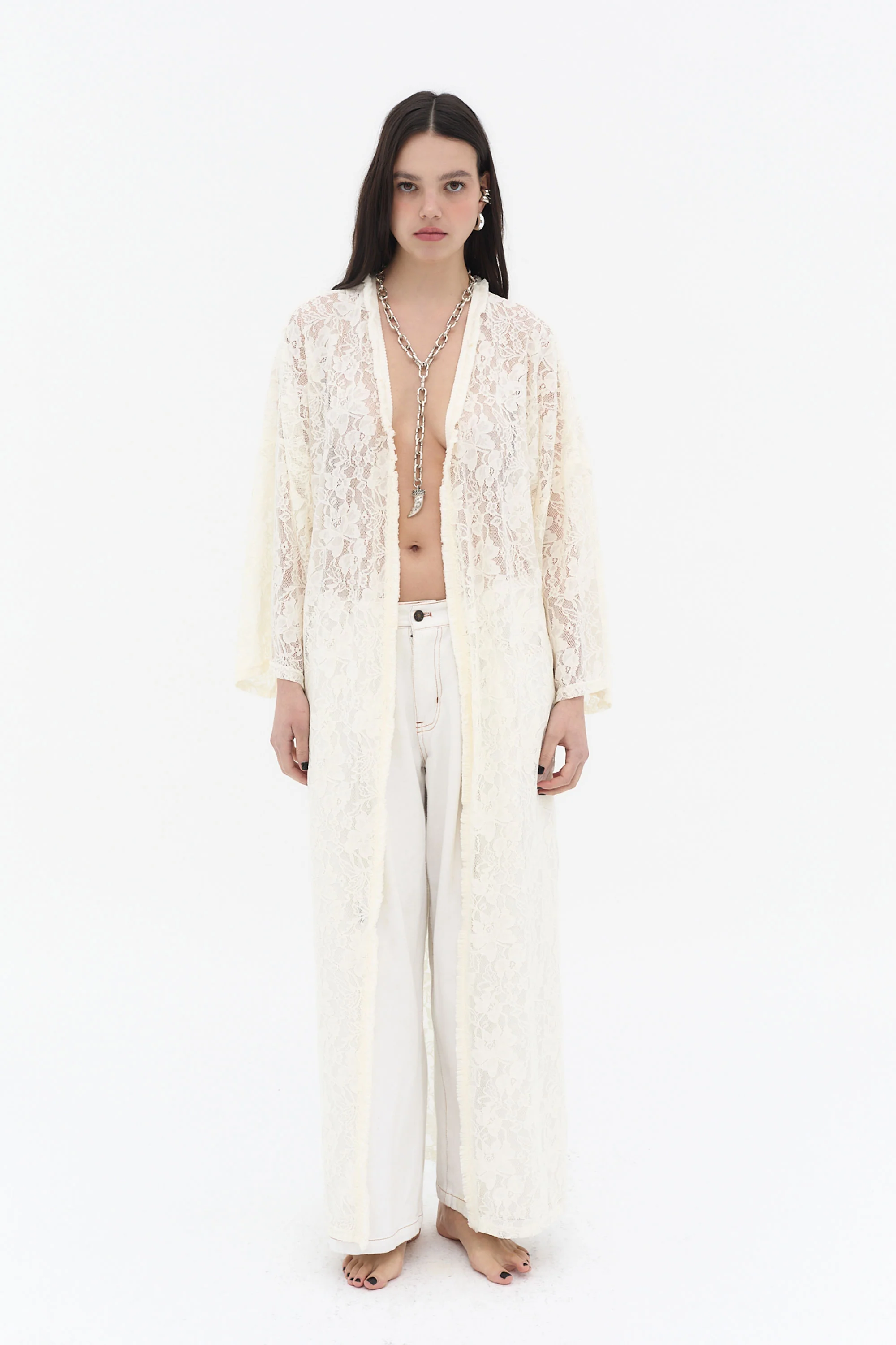 FEROCIOUS KAFTAN WHITE