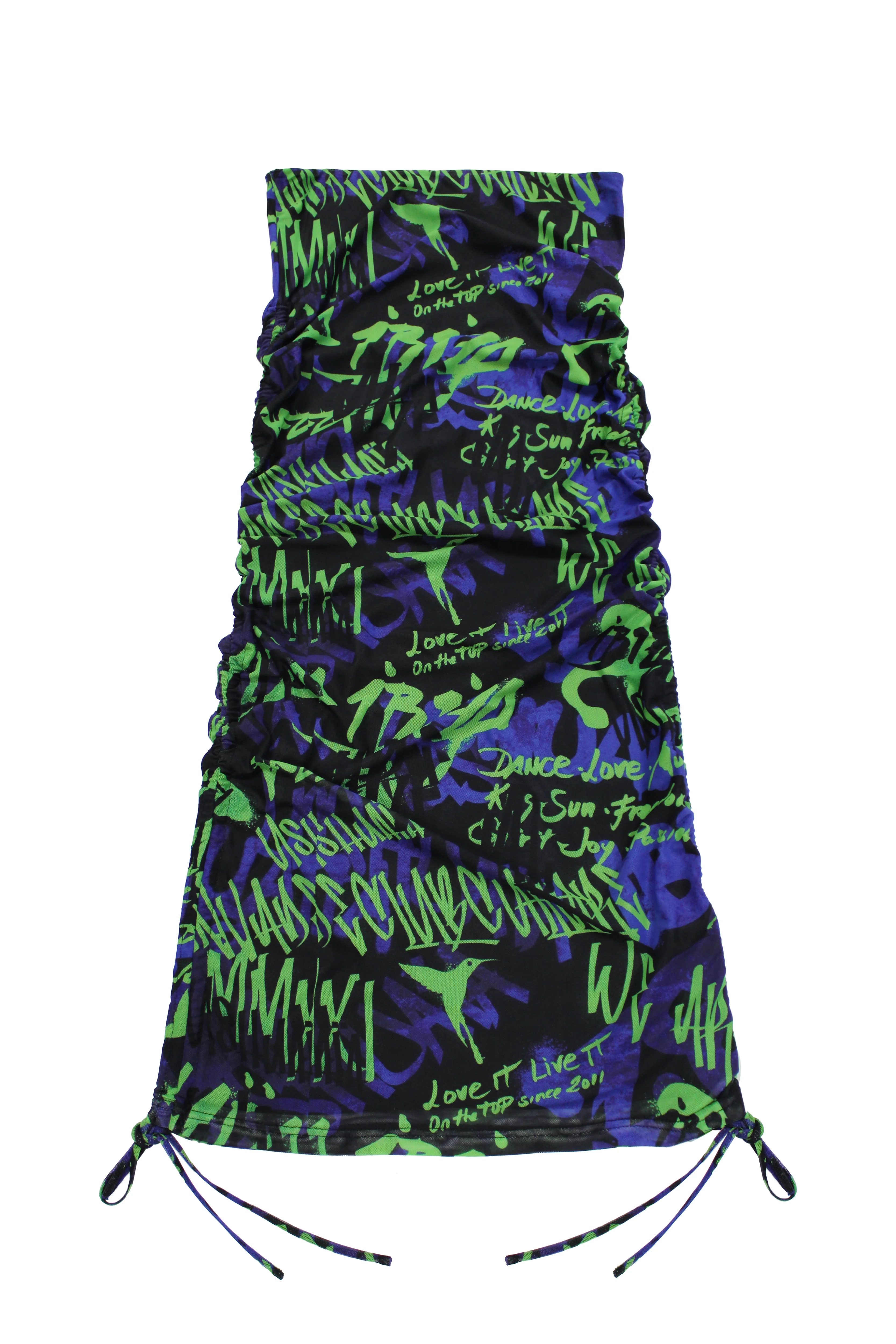 PLEAT PRINT SKIRT - Image 2